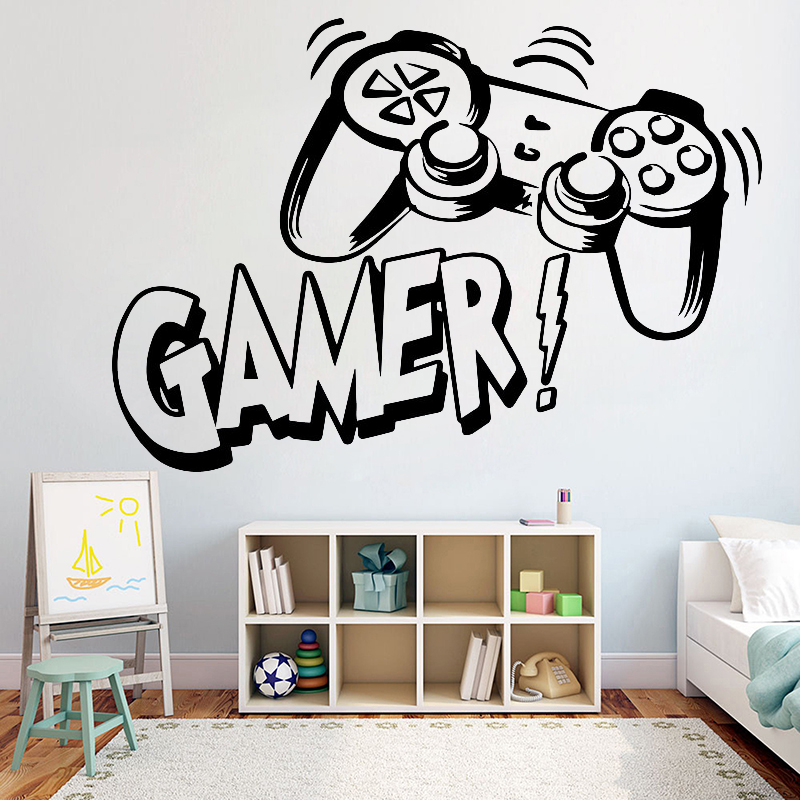 Board Game Movie - สติ๊กเกอร์ติดผนังสําหรับห้องเด็กวิดีโอเกมสติ๊กเกอร์ติดผนังสําหรับห้องนอนเด็ก PVC Wall Art ภาพจิตรกรรมฝาผนัง PS4