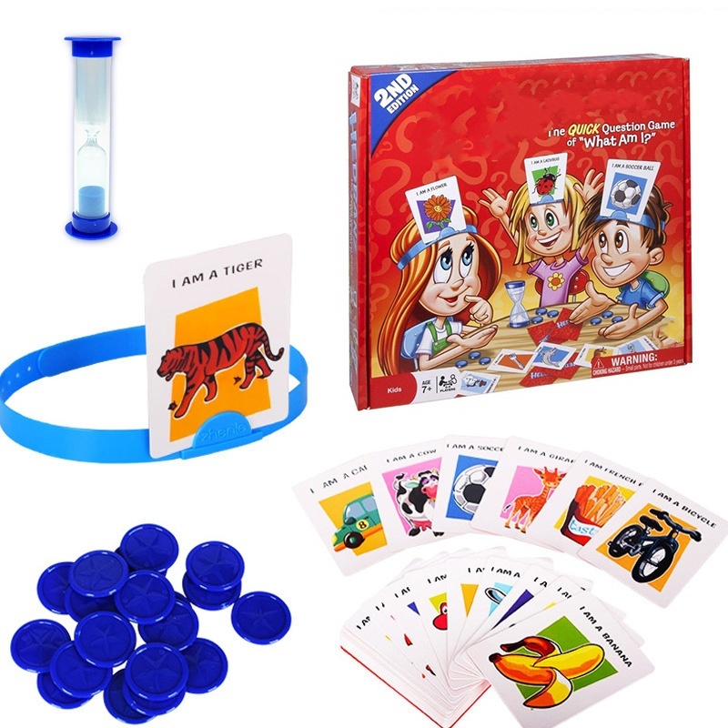 Board Game Uno - เด็กการ์ดตลกเกมกระดานของเล่น Guess Who I Am เกมครอบครัวเกมเด็ก