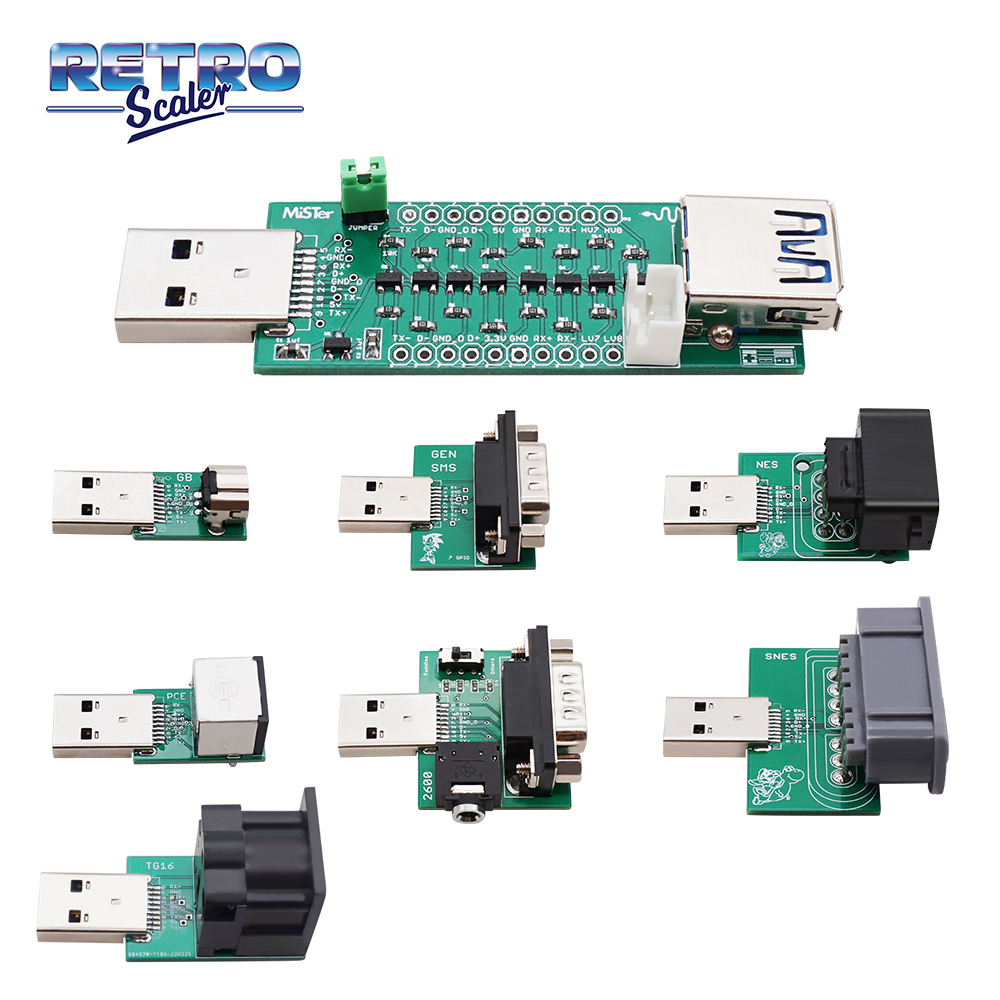 Board Game Io - RetroScaler USB 3.0 SNAC Controller อะแดปเตอร์เกมคอนโทรลเลอร์