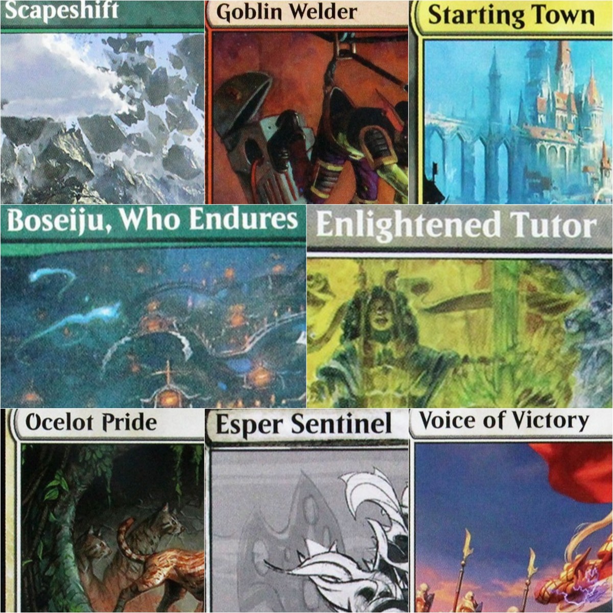 Board Game Quest - [Orcish Bowmasters/Starting Town/Displacer Kitten/Ocelot Pride] การ์ด