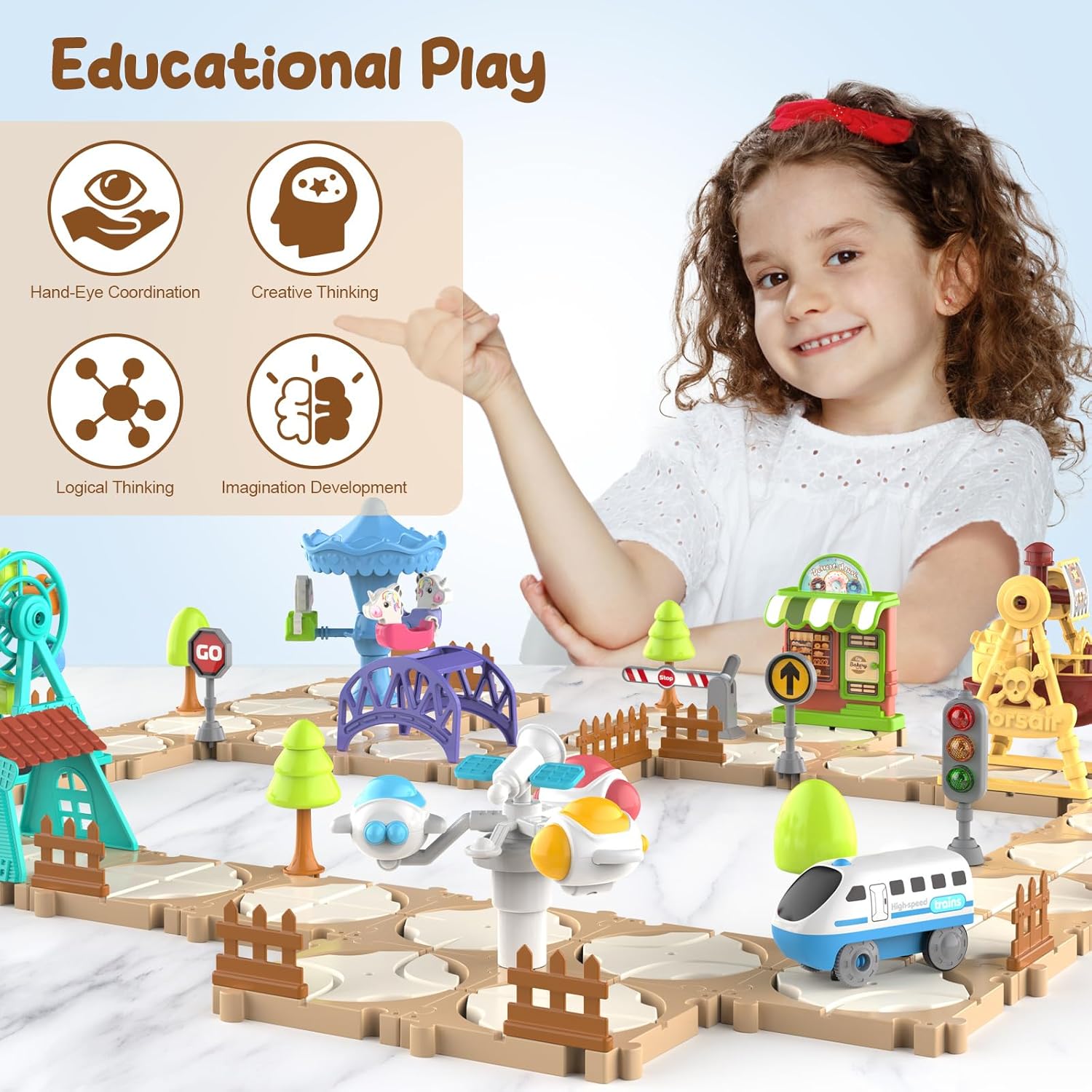 ชุดรถรางปริศนา DIY ประกอบเอง ฉ - Board Game Diy บทวิจารณ์และราคา