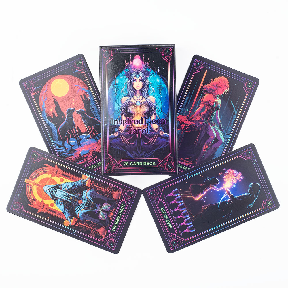 Nspired Neon Tarot 78-Card Dec - Board Game Uno บทวิจารณ์และราคา