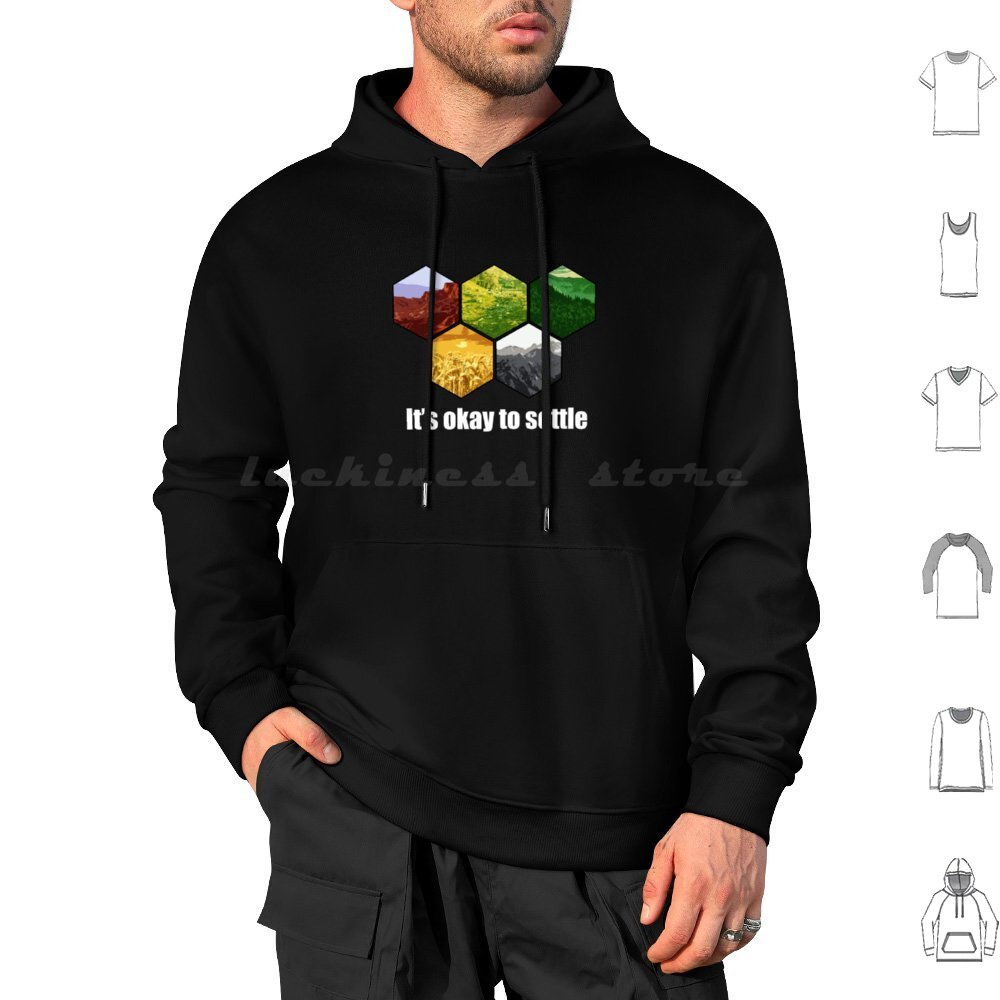 เสื้อฮู้ดแขนยาวผ้าฝ้ายลายเกม C - Board Game Catan บทวิจารณ์และราคา