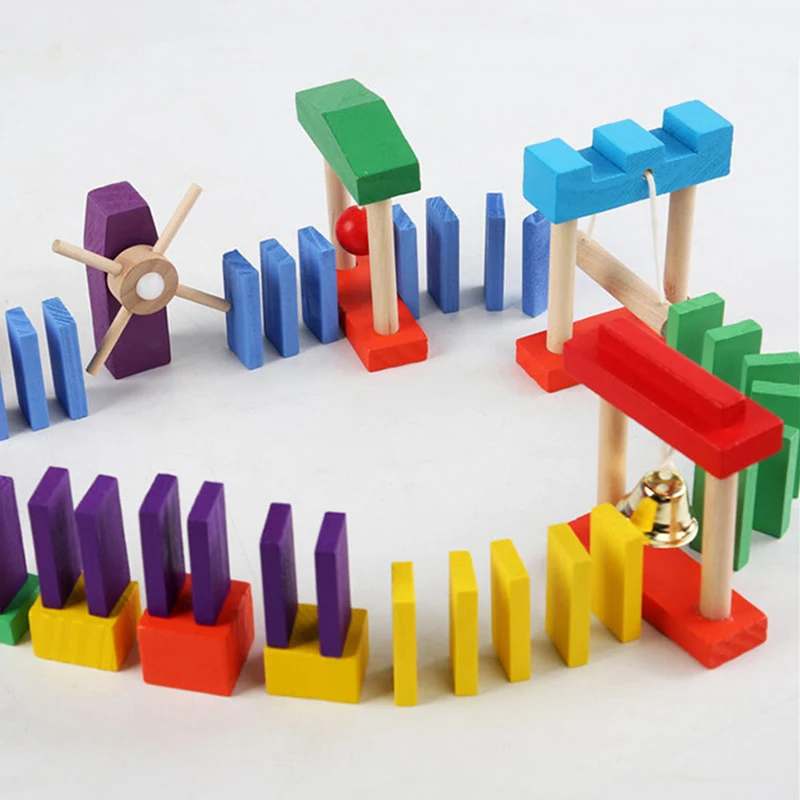 Montessori ของเล่นไม้รุ้งโดมิโ - Board Game Monopoli บทวิจารณ์และราคา