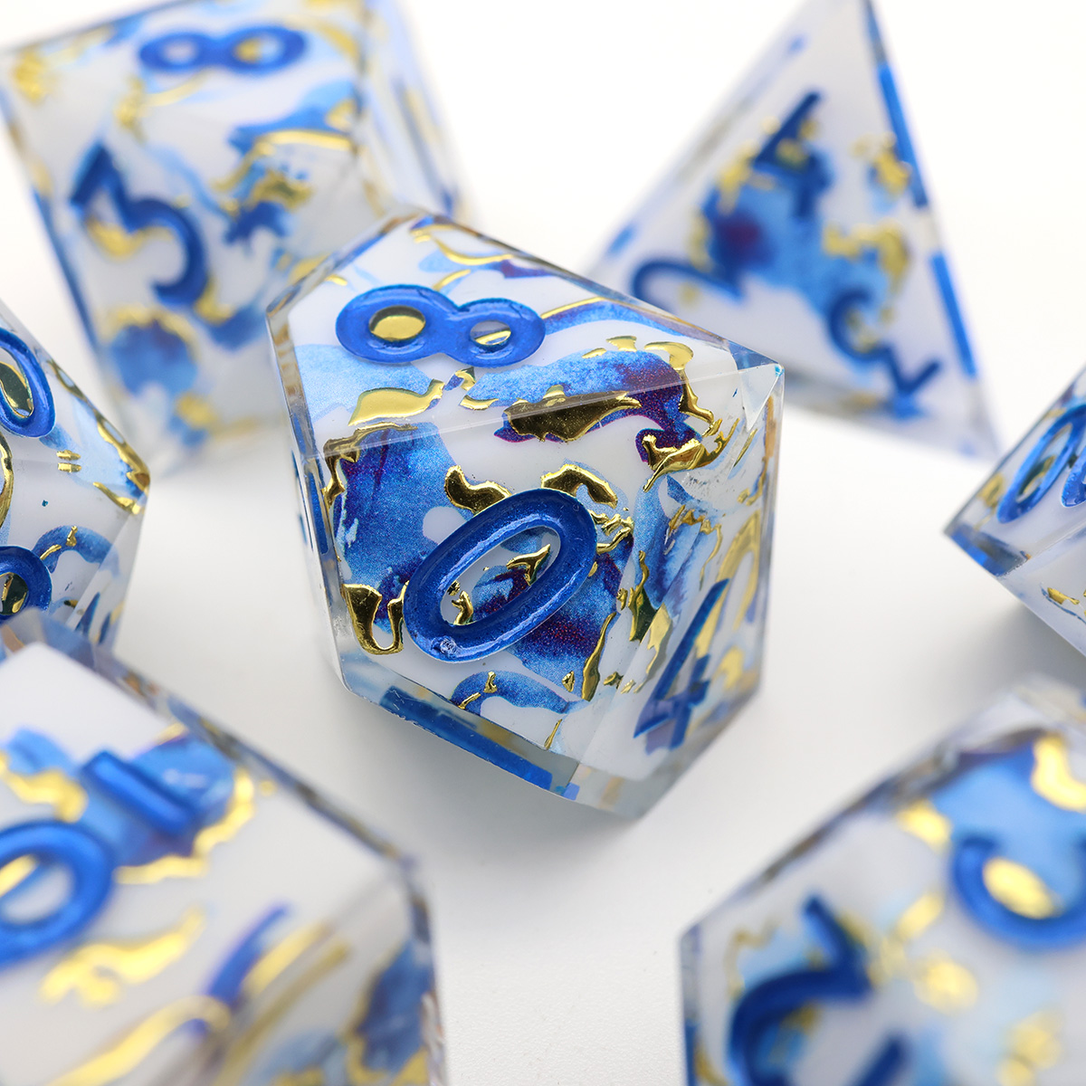 ลูกเต๋าขอบคมลูกเต๋า DND ทำจากเ - Board Game Land บทวิจารณ์และราคา