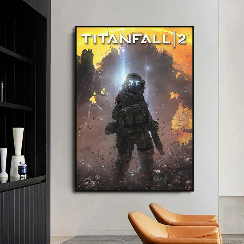 โปสเตอร์วิดีโอเกม Titanfall 2โ - Board Game Movie บทวิจารณ์และราคา