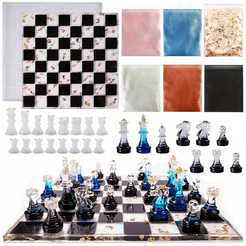 ชุดหมากรุก 23 ชิ้นพร้อมแม่พิมพ - Board Game Diy บทวิจารณ์และราคา