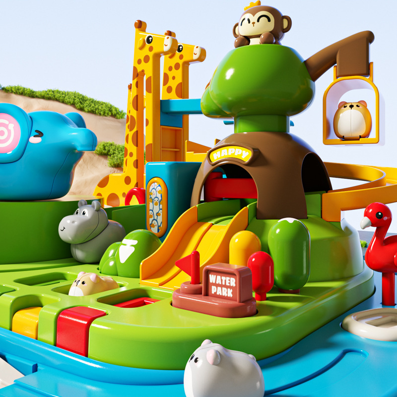 ชุดของเล่นรางรถแข่ง ชุดรางสัตว - Board Game Race Track บทวิจารณ์และราคา