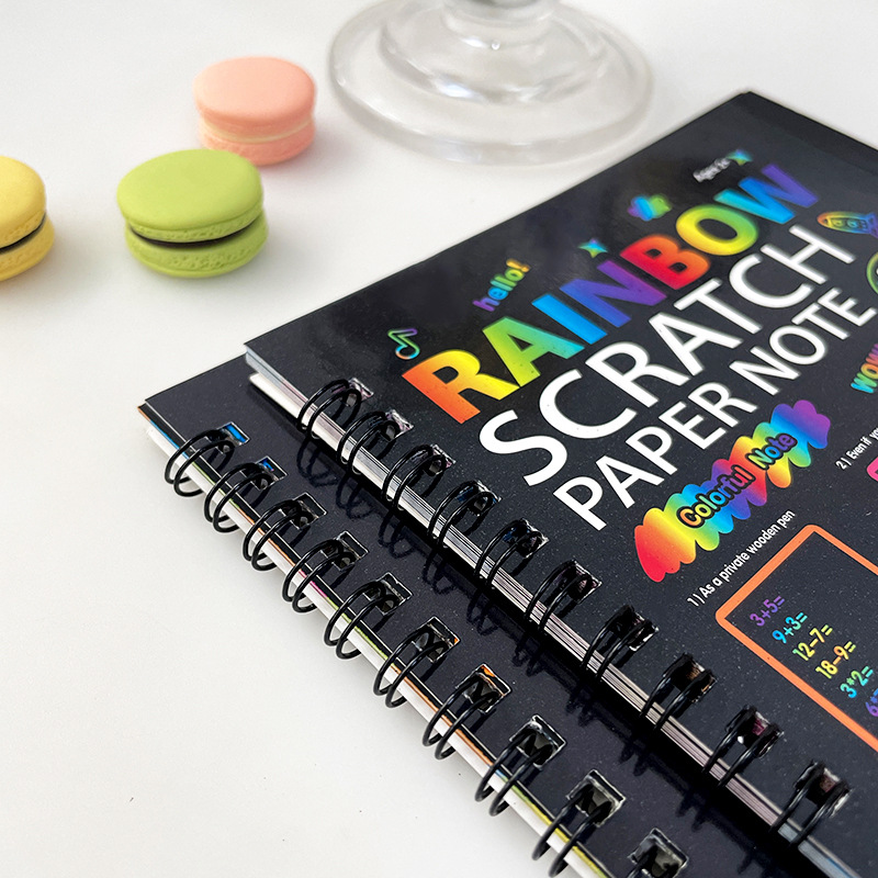 Rainbow Scratch กระดาษหมายเหตุ - Board Game Book บทวิจารณ์และราคา