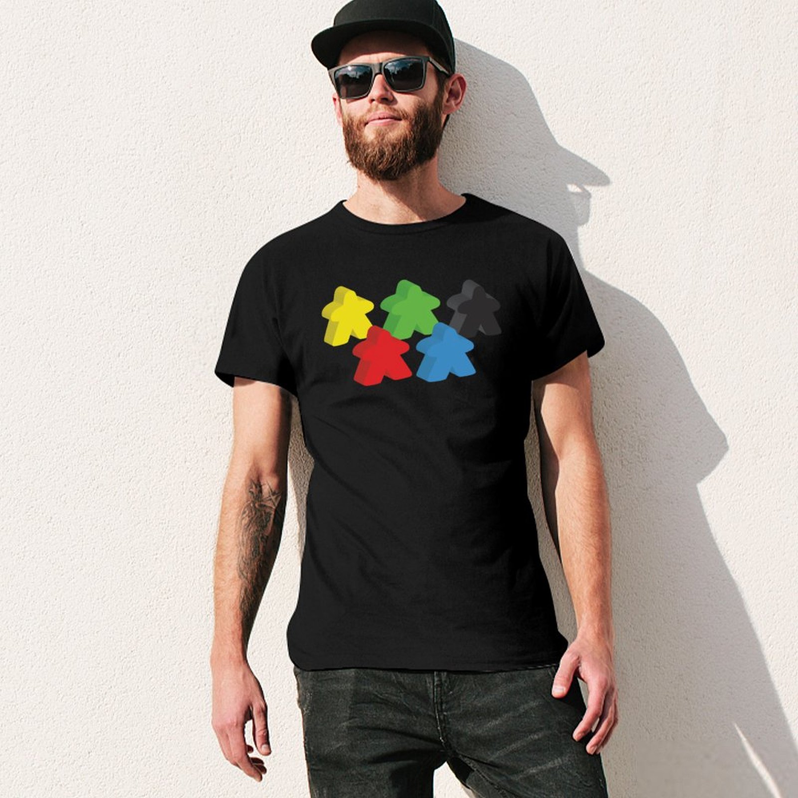 ชุดเสื้อยืดลายตัวการ์ตูน Meepl - Meeple Token Set บทวิจารณ์และราคา