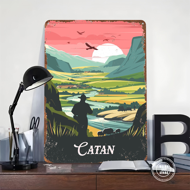 โปสเตอร์โลหะลายเกม Catan งานศิ - Board Game Catan บทวิจารณ์และราคา